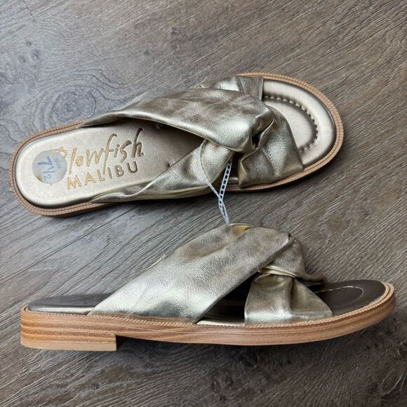 Blowfish‎ | Adios Women's Gold Sandals NWOT - Picture 2 of 7